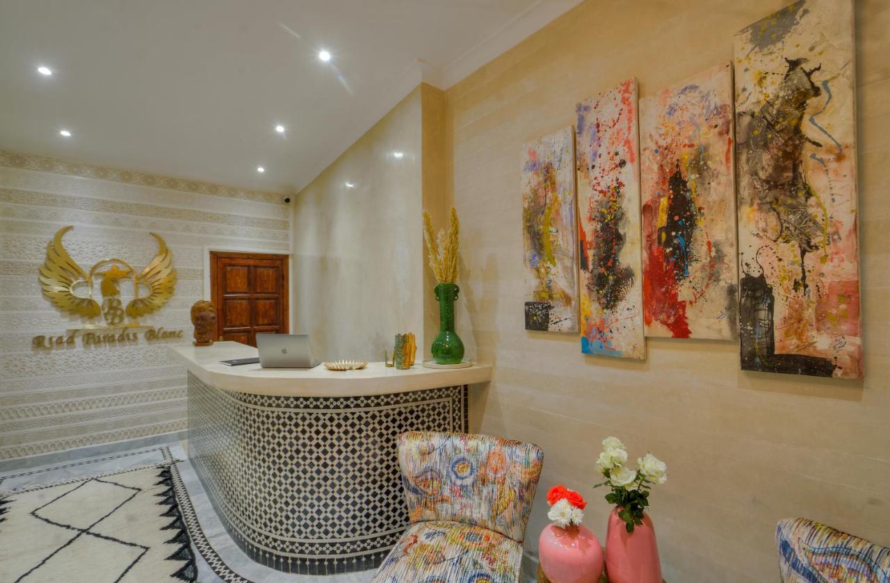 Riad Paradis Blanc Marakeş Dış mekan fotoğraf